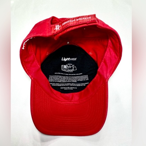 Lightwear Cap Houston Rockets in Red hat - Picture 9 of 10